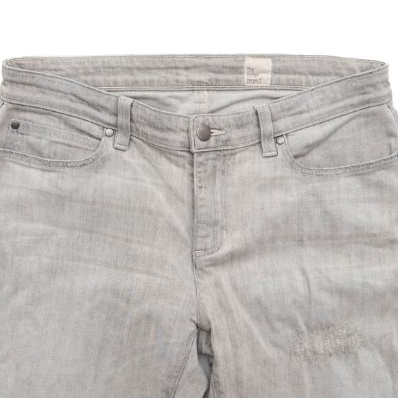 Eileen Fisher The Fisher Project Gray Taper Leg Jeans Size 8 - Picture 5 of 10